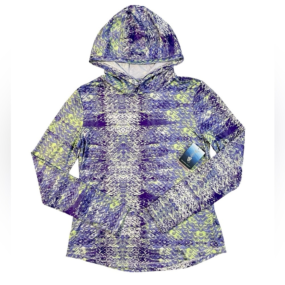 NWT Silver Bait Performance Fishing Long Sleeve Hooded Shirt Men’s Medium